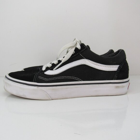 Vans Off The Wall Men's Black Suede Skate Shoe Low Top Sneakers Size 5 - Picture 4 of 8
